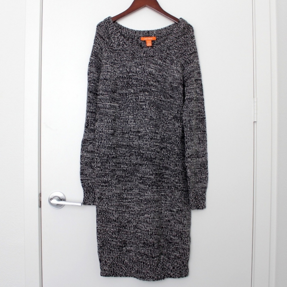 Joe Fresh Gray Knit Sweater Dress
